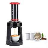 Manuelle tragbare Filterkaffeemaschine, Haushalt Capsule Kaffeebohne Schleifen Handpresse Kaffemaschine, Food Grade Kunststoff, Abnehmbarer Saub