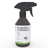 RepellShield - Natürliches Anti Fliegen Spray für optimalen Schutz, Effektiv gegen Silberfische - ideal für die Wohnung und Garten, Fliegenschreck für die Wohnung als Fliegen und Spinnen Spray, 250