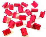 20 Stück LEGO 'Winkelfliese 1x2x1' in R