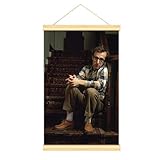 Woody Allen Schlafzimmer Modern Art Hänge-Poster Schlafsaal Dekoratives Wandbild Kunst Klassisches Poster 30 x 45