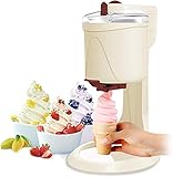 NXX Eismaschine Mit Kompressor Softeismaschine Für Zuhause Ice Cream Machine 1L Aluminiumfolie in Lebensmittelqualität Slush EIS Maschine Frozen Yogurt Maschine E