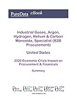 Industrial Gases, Argon, Hydrogen, Helium & Carbon Monoxide, Specialist (B2B Procurement) United States Summary: 2020 Economic Crisis Impact on Revenues & Financials (English Edition)