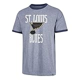 47 Brand St. Louis Blues Belridge Ringer NHL T-Shirt Blau, XL
