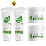 LR Schützende Propolis Creme (2x 100ml) + LR ALOE VIA Aloe Vera Zarte Hautcreme Soft Skin Cream (2x 100 ml) + Gratis Trolli Burg