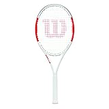 Wilson Tennisschläger, Six.One Lite 102, Unisex, Ambitionierte Freizeitspieler, Griffstärke L2, Rot/Grau, WRT73660U2