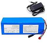 All-Purpose Ebike Akku 48V 30Ah Elektrofahrrad Lithium Akku Mit 2A Ladegerät Geeignet Für 250W 350W 450W 500W 750W 800W 1000W Elektrofahrrad Roller D