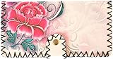 Unbekannt Vintage FLOWER Blumenprint Pin Up Geldbeutel Rockabilly Retro Geldbö