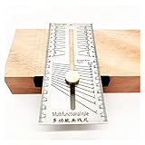 T-Typ-Lineal-Quadrat-Gehrung 90-Grad-Messgerät Messmessgerät Holzbearbeitungsrate-Markierungslinie Carpenter DIY. Werkzeug