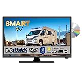 Reflexion LDDW22i+ LED Smart TV mit DVD und Bluetooth für 12V u. 230Volt WLAN Full HD