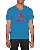 Touchlines Herren I Love Dexter T-Shirt, Blau (Azur 49), X-Larg