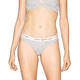 Tommy Hilfiger Damen Thong String, Grau (Grey Heather BC05 004), S