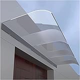 YZJL Vordach für Haustür Veranda Überdachung Überdachung Vordächer Garten Schatten Shelter UV-Regenschutz Fenster Tür Markise Überdachung Pavillion(Color:Clear-c;Size:40x100cm)