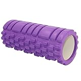 Rückenrolle Faszienrolle Beinrolle Turnhallenrolle Übungsrolle Weichschaumwalze Schaumstoffrolle für Tiefe Gewebemuskelmassage Lange Schaumstoffrolle 3-Purple,45