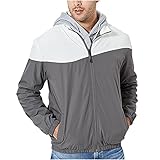 UISIEAF Herren-Training-Jacket-Black-White,Herren-Strickpullover-Streetwear-Menswear,Einfarbige-Rundhalsausschnitt-Essentials,weatshirt-Set-Weiß
