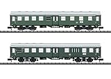 MiniTrix 15409 N Nahverkehrswagen-Set Umbauwagen der DB 1./2. Klasse und 2. Klasse mit Gepäck