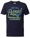 Petrol Industries Herren 8719301032147 T-Shirt, 5091 Deep Navy, S (58er Pack)
