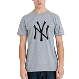 New Era Basic Shirt - MLB New York Yankees grau - M