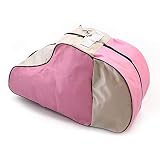 YFCTLM Skischuh-Tasche, Unisex-Ski-Boots-Tasche, dreifarbig tragbare Tragschulter für Snowboard-Zubehör (Color : Pink)