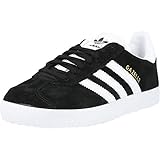 adidas Herren Gazelle Sneakers, Schwarz (Cblack/White/Goldmt), 46 EU