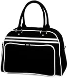 Sporttasche 'Retro Bowling Bag' Black/W