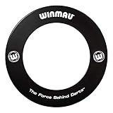 WINMAU Dartboard Surround Dart-Auffangring Dart-Catchring schwarz PRINTED
