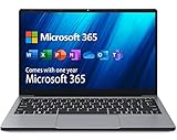 Jumper Laptop 14 Zoll, Microsoft Office 365, 8GB DDR4 256GB SSD Full HD Notebook Windows 10, Intel Celeron N4020, Dualband WiFi, USB 3.0, Bluetooth, 256GB TF Speichererweiterung, mit QWERTZ Lay