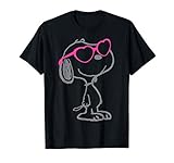 US Peanuts Snoopy Heart Shades 01 T-S