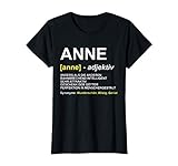 Damen T-Shirt Anne | Vorname Geschenk | Name Witz Spruch T-S