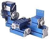 Mini Motorisierte Drehmaschine 24 Watt DIY Werkzeug Metall Holzbearbeitung Hobby Modellb