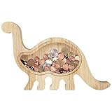 Dinosaurier Holzsparschwein Sparschwein aus Holz Sparbüchsen für Jungen, Mädchen und Kinder Sparbüchsen aus Holz Spielzeugkisten aus Holz Sparbüchsen Kinder Erwachsene Geburtstag Schulanfang Geschenk