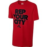Nike REP Your City Tee Herren T-Shirt XL rot/schwarz (University Red/University Red/schwarz)