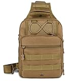 NA Wasserdichte Armee-Camouflage-Brusttasche für Herren, multifunktional, schräg