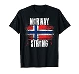 Flagge Norwegischer Stolz im Used-Look T-S