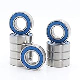 688-2RS Kugellager 8x16x5mm, ABEC-3 8x16x5 Blau Gummi versiegelt Kugellager (Pick von 10pcs)