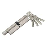 DUBILE Profil-Zylinder, Zylinderschloss Sicherheitstür- Zentrum Asymmetrie-Schloss-Zylinder-Kunststoff-Stahl-Aluminiumlegierungs- Tür exzentrischer Sperrkern (Color : 55x35T)