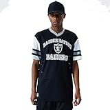 New Era Las Vegas Raiders Oversized T Shirt/T-Shirt NFL Stripe S