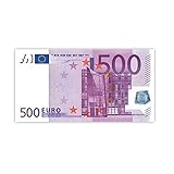 Litfax GmbH 500€ Euroschein/Spielgeld ca. 120x61 mm, je Pack. 25 Stück (1 PG)