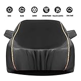 Autoabdeckung gegen Hagel Autoabdeckung Kompatibel Mit Chevrolet Corvette C7 Stingray 2DR Cabrio 2014-2019, Allwetter-Auto-Abdeckung Mit Winddichtem Gürtel Innen- Und Im Freien Schneefest-Auto-Plane M