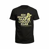 Bosshaft - DHMHHNZT Ich mach' Paar Chicks klar T-Shirt schwarz (XL)