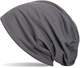 styleBREAKER Klassische Slouch Beanie Mütze, leicht und weich, Longbeanie, Unisex 04024018, Farbe: