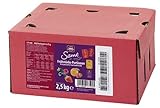 Schwartau Samt Sortimentskarton, je 25 x Samt Erdbeere, Himbeere, Waldfrucht und Aprikose, Fruchtaufstrich, 100er Pack (100 x 25g)