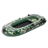 N/Y 2/3/4 Person Schlauchboot Set mit Paddeln Luftpumpe PVC Touring Kajak Kanu Beiboot Tender Ponton Boot Set für treibendes Angelwasser Spaß, 10