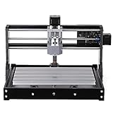 Bobique DIY CNC Router Kit Mini Graviermaschine GRBL Control 3 Achsen für PCB PVC Kunststoff Acryl Holzschnitzerei Fräs Graviermaschine mit ER11 Spannzange und CNC3 Offline C