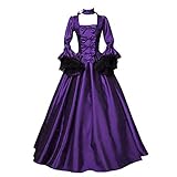 Mymyguoe Halloween Mittelalter Kostüm Party Erwachsene Kinder Halloween Pullover kostüm Damen Gothic Vampir Umhang Cape Dracula Umhang Kapuzenumhang Schwarz und R