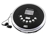 Soundmaster CD9290SW DAB UKW Radio und CD/MP3-Player mit Akkulade- und Hörbuchfunk