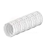 PVC Flexrohr Flex Flexibler Ø 100 mm 10cm Rohr 3 m Meter Länge Flexschlauch Schlauch Abzug
