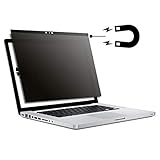 AntiSpy Sichtschutzfolie geeignet für Apple MacBook PRO 15' – Magnetisch | auch 2018 Modell | Schnelle Befestigung und wiederverwendbar | Blickschutzfolie | Privacy Filter | Laptop Blick