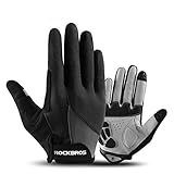 ZLKZZQ Winddichte Fahrradhandschuhe Touchscreen Reiten MTB Fahrradhandschuhe Thermische warme Motorrad Winter Herbst Fahrradhandschuhe -a196-M