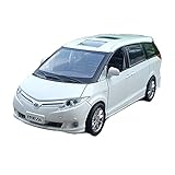 HWZH Maßstabsgetreues Automodell 1:32 Für Toyota PREVIA Legierung Metall Diecast Auto Modell Sammlung Fahrzeug Zurückziehen Sound Licht Spielzeug Auto (Color : 1)