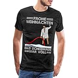 Spreadshirt Weihnachten Scheißhaus War Voll Ugly Christmas Männer Premium T-Shirt, XL,